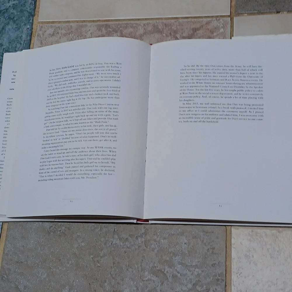 Collectable Book "Portraits of Courage" by George W. Bush - Picture 3 of 7